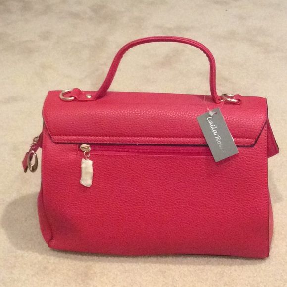 Women’s red tote bag - Picture 2 of 6